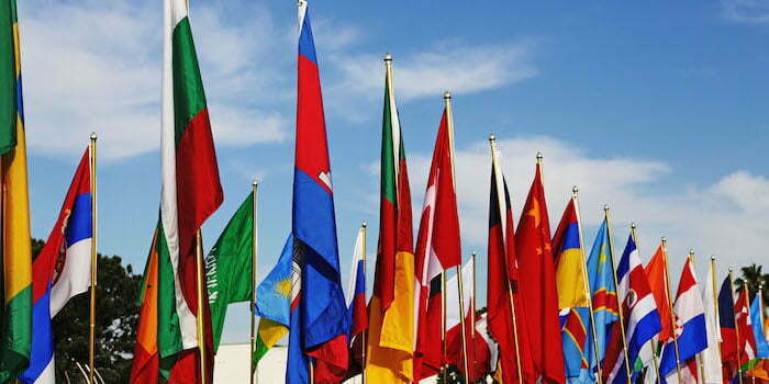 SMC International Students Flags