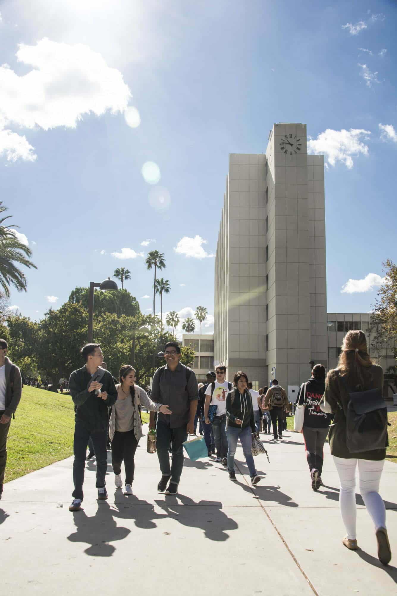 California-State-University-Northridge-Building-Campus-Students-May-2021